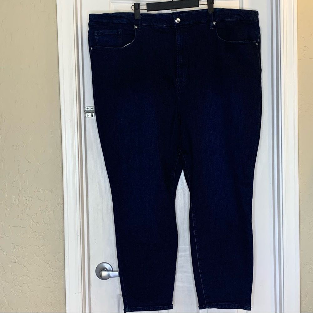 Good American Good Legs Crop Jeans Blue Size 30